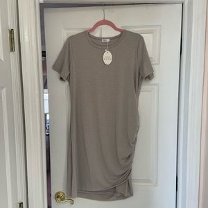 Gray T-Shirt Dress